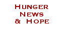 Hunger News & Hope
